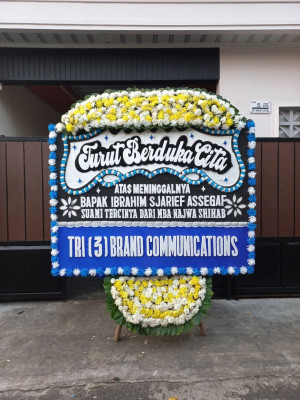 Papan Bunga Duka di Sukajawa